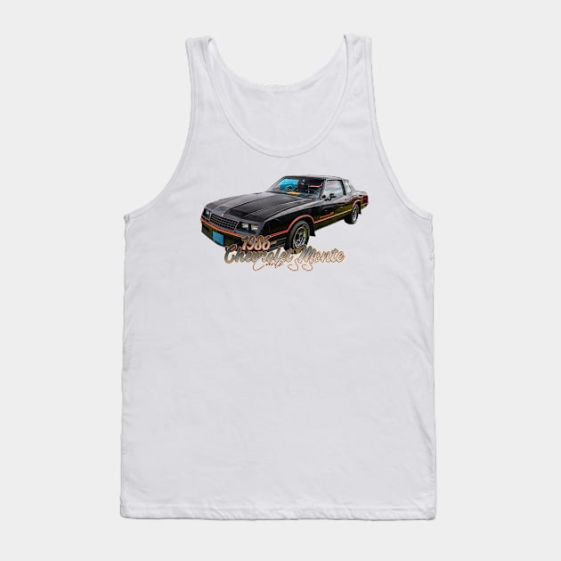 1986 Chevrolet Monte Carlo SS Tank Top by Gestalt Imagery